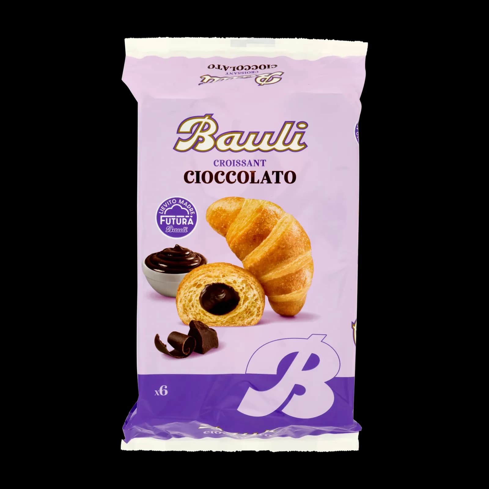 BAULI Croissants chocolat x6