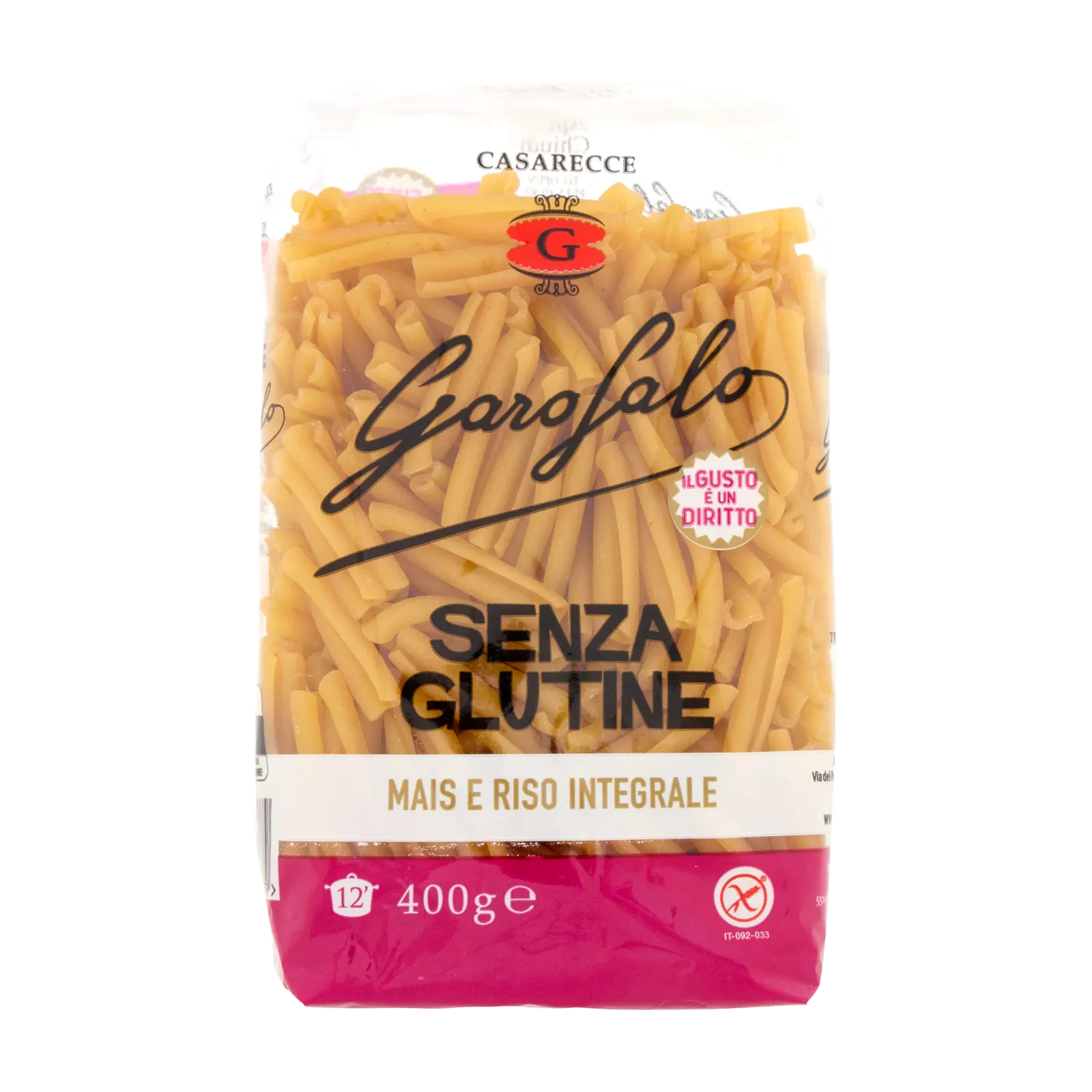 GAROFALO Casarecce sans gluten