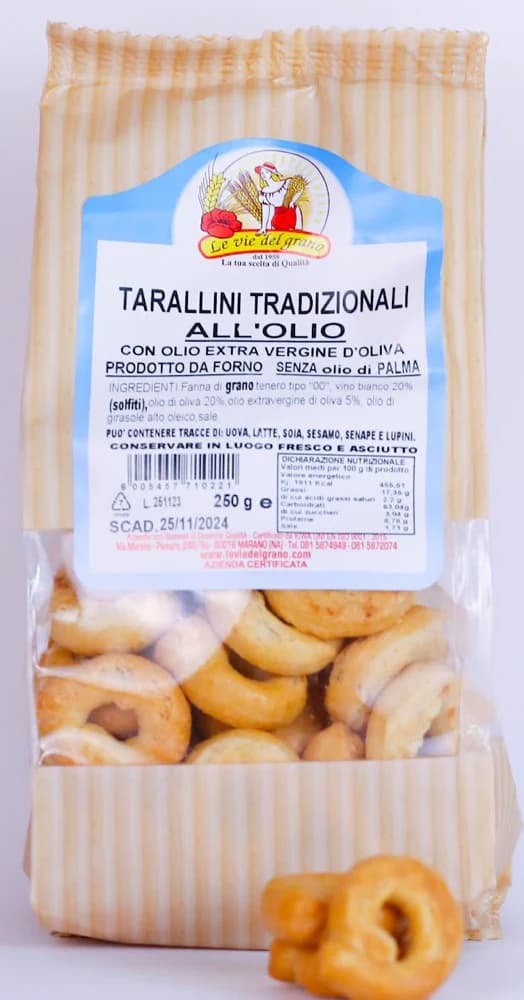 IL VOSTRO FORNAIO Tarallini à l'huile