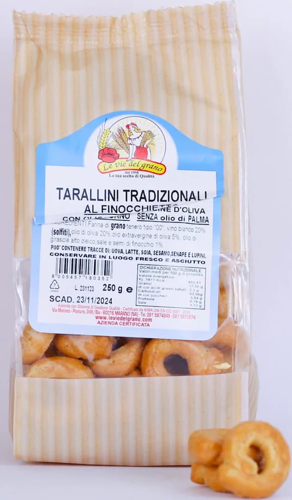 IL VOSTRO FORNAIO Tarallini au fenouil