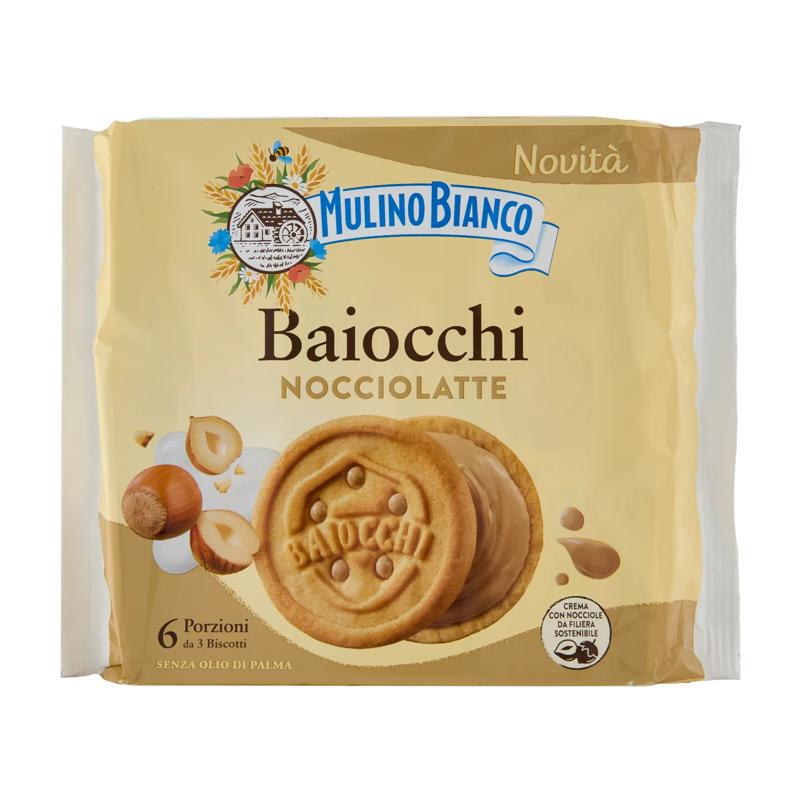 MULINO BIANCO Baiocchi noisette et lait