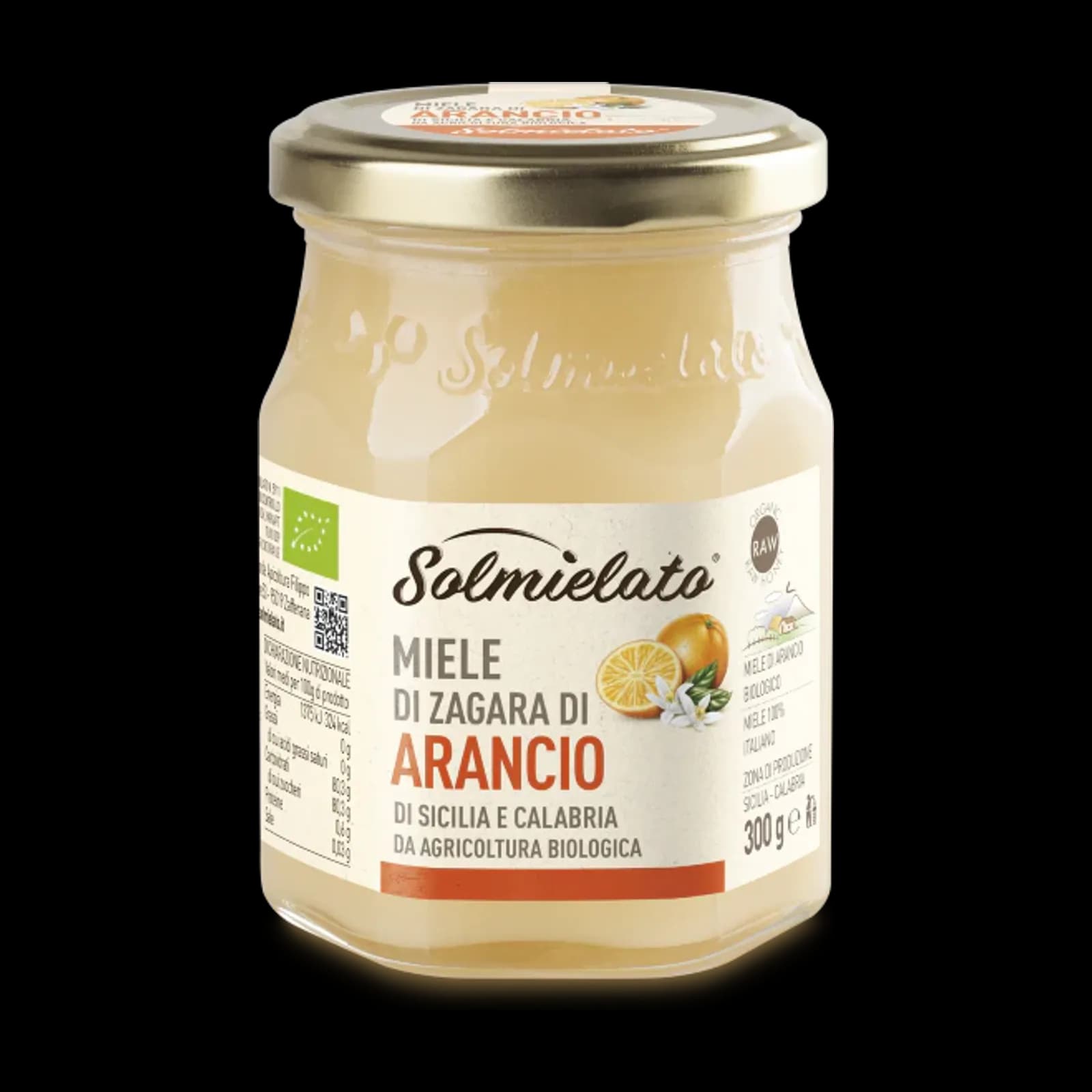 SOLMIELATO Miel bio à l'orange